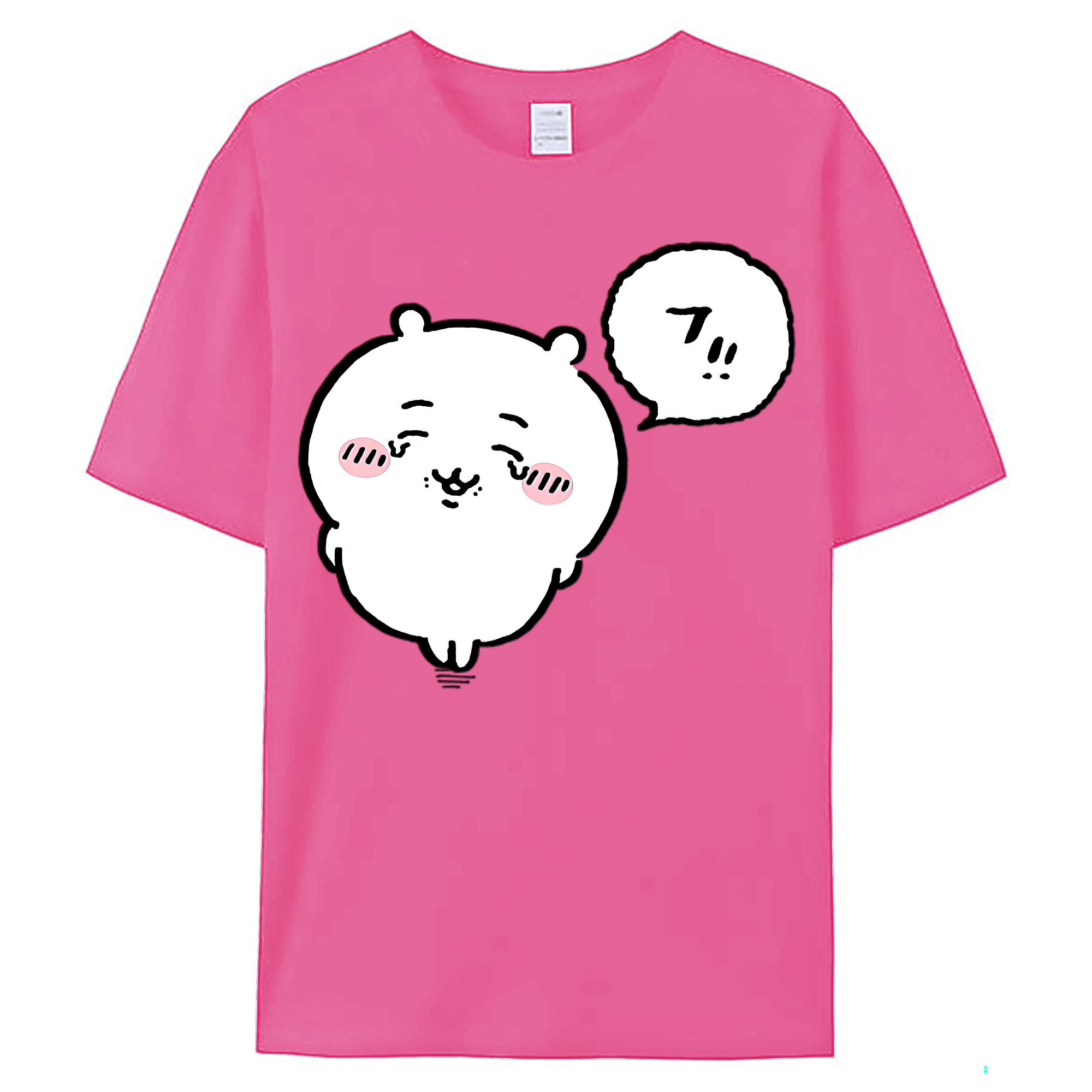 （画像用） ちいかわ ちいかわ Chii-kawa chiikawa レディースカジュアルプリントTシャツ（綿100％）